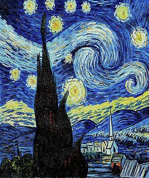 Starry Night Sky Vincent Van Gogh The Starry Night Canvas Art By