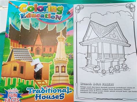 Sehingga bentuk desain rumah adat kebaya, cukup. Mewarnai dan Menggambar: Cara Mewarnai Rumah Adat Betawi
