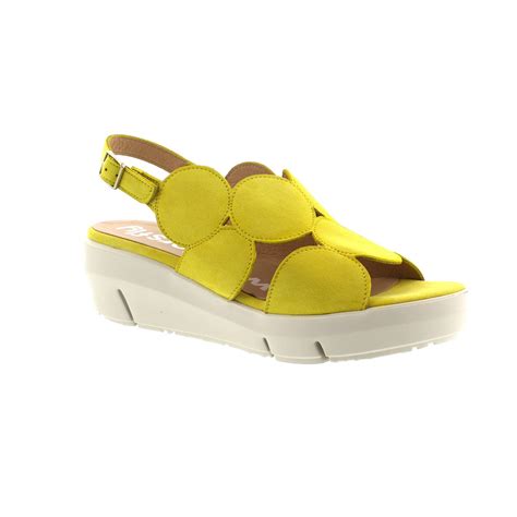 Wonders D 8210 Imaginar V80 Yellow Womens Sandals Rogerson Shoes