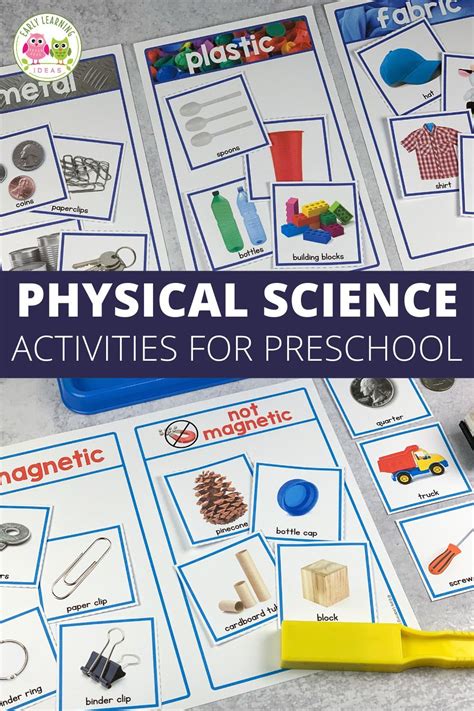 Physical Science Sorting Activities For Preschool And Prek Science