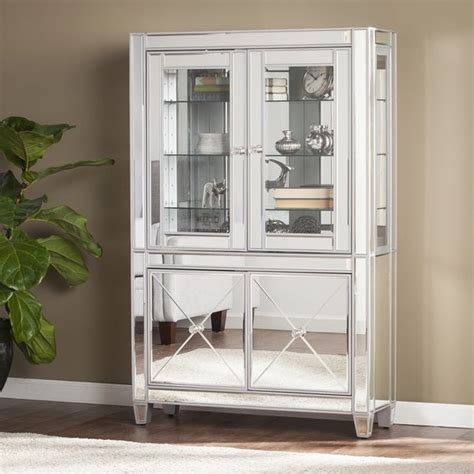 Get the best deals and free shipping today! Shop Zephyr Mirrored Lighted Curio Cabinet - Free Shipping ...