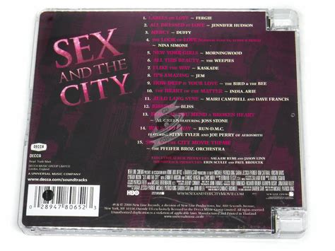 Va Sex And The City Original Motion Picture Soundtrack Cdcosmos