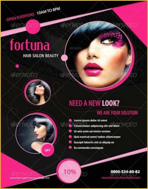 Spa Flyer Templates Free Download Of 21 Hair Salon Flyer Templates Ai