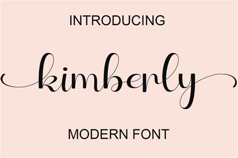 Kimberly Font By Cavalera Creative · Creative Fabrica