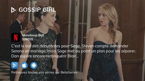 où regarder gossip girl saison 6 épisode 5 en streaming complet