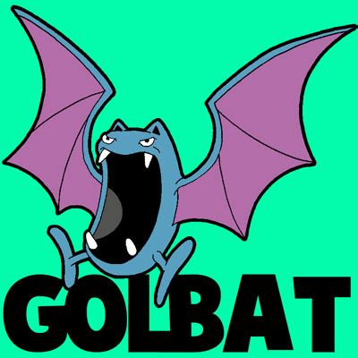 Pokemon drawing jigglypuff draw legendary pokemon pokemon animation characters pokemon cartoon cast different pokemon characters how to draw easy pokemon pikachu most popular pokemon characters steps how to draw pokemon characters cute cartoon animals vector. How to Draw Golbat from Pokemon with Step by Step Drawing ...