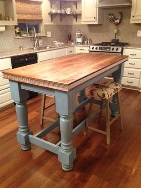 Awesome Rustic Kitchen Island Design Ideas 37 PIMPHOMEE