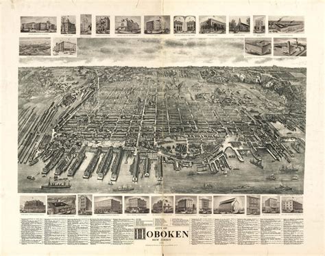 Historic Map Hoboken Nj 1904 World Maps Online