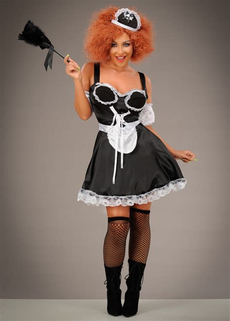 Womens Rocky Horror Style Magenta Maid Costume Rh Struts