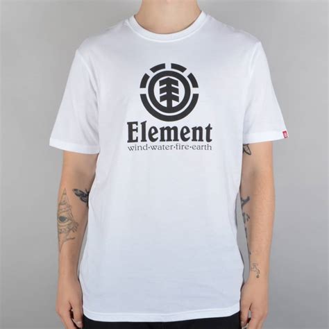 Element Skateboards Vertical Skate T Shirt Whiteblack Skate