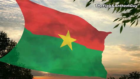 Flag And Anthem Of Burkina Faso Youtube