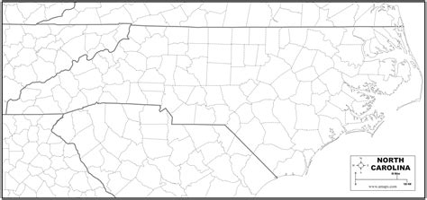 Political Map Of North Carolina Map