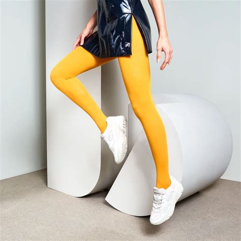 Yellow Mustard Tights Outfit Yellow Tights Colored Tights Outfit
