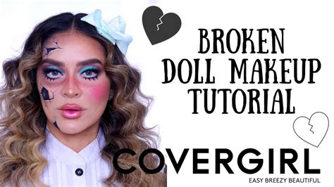 Broken Doll Makeup Tutorial Covergirl Halloween Youtube