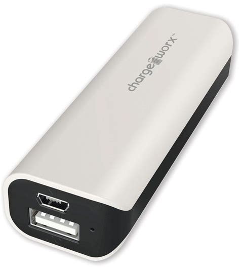 Chargeworx 2000mah Rechargeable Power Bank Powerbank Battery Pack