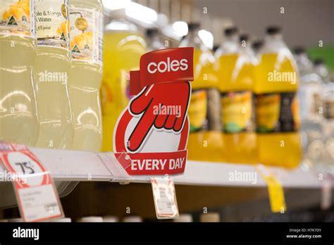 Coles Supermarket Store In Warriewood Sydney Stock Photo Alamy