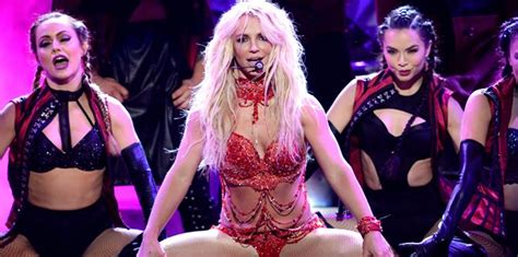 Too Hot For TV Britney Spears Gets Raunchy On Stage At The Billboard Music Awards