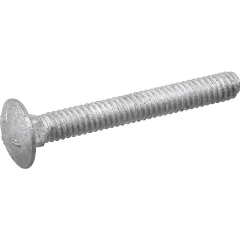 Hillman 34 In X 12 In Galvanized Coarse Thread Exterior Carriage Bolt