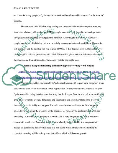 2014 Current Events Essay Example Topics And Well Written Essays