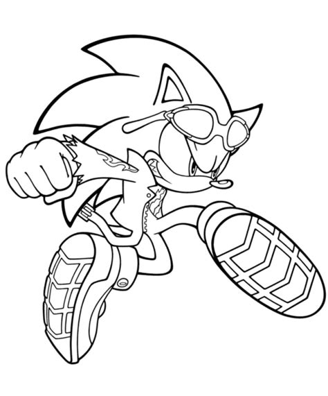 sonic the hedgehog coloring pages  learny kids