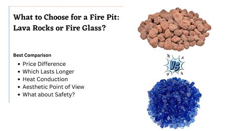 Lava Rocks Vs Fire Glass What Is Better For A Fire Pit