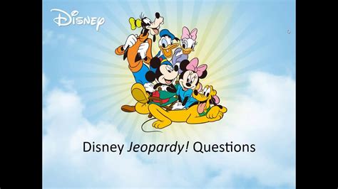 Disney Jeopardy Questions Youtube