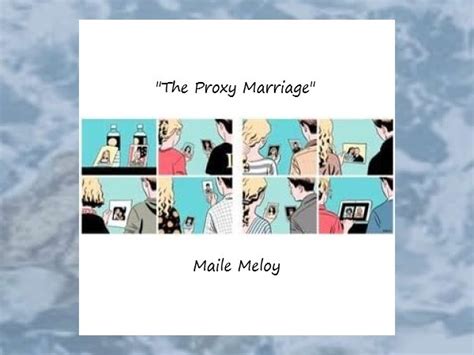 The Proxy Marriage Laura Joy Lloyd