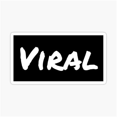 Going Viral Sticker For Sale By Loftluxe Redbubble