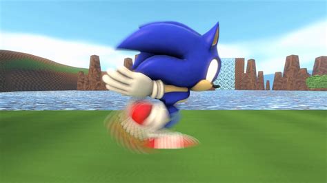 Sfm Modern Sonic Run Cycle Test Youtube