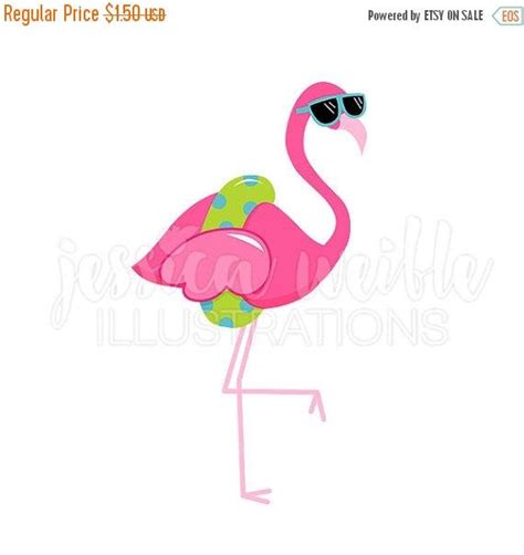 Sale Sunglasses Flamingo Cute Digital Clipart Cute