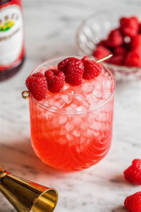 raspberry raspberry vodka champagne cocktail college housewife