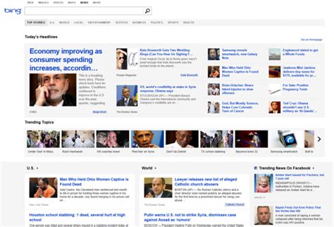 Bing News Hits The Headlines With A Modern Makeover