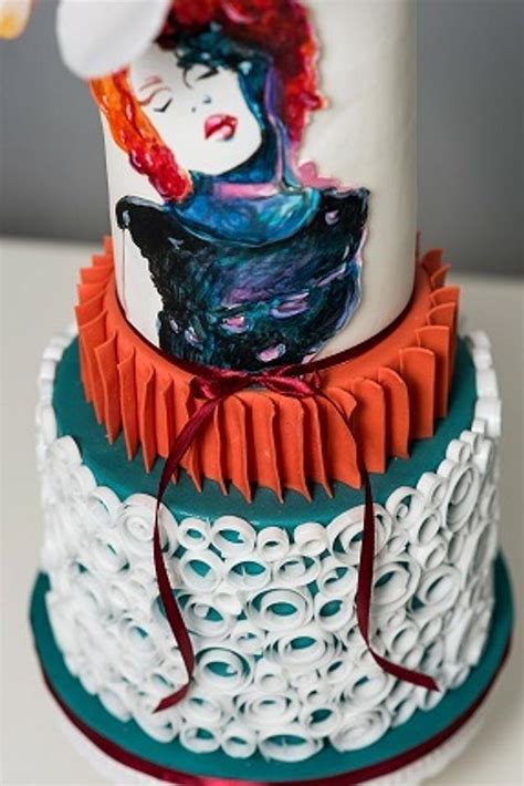 Hand Painted Portrait Cake By Moli Cakes Cakesdecor