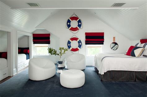 Nautical Theme Boys Bedroom Cottage Boys Room Amanda Nisbet Design