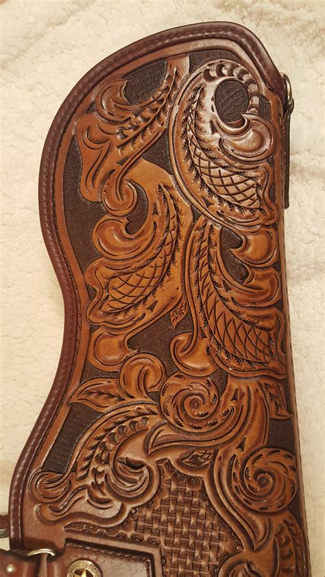 Custom Fully Tooled Leather Rifle Case Made To Order Can Etsy Uk