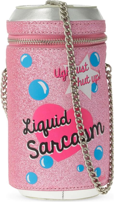 Skinny Dip Glitter Sarcasm Can Shoulder Bag Kawaii Bags Funny Bags