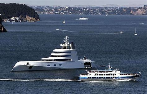 Russian Mega Yacht In The Bay Sfgate