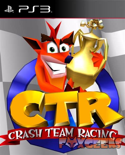 Crash Team Racing Ctr Clássico Psone Ps3 Fox Geeks