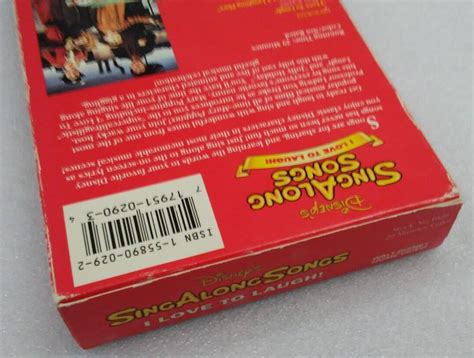 Vhs Disneys Sing Along Songs Mary Poppins I Love To Laugh Vol 9 Vhs
