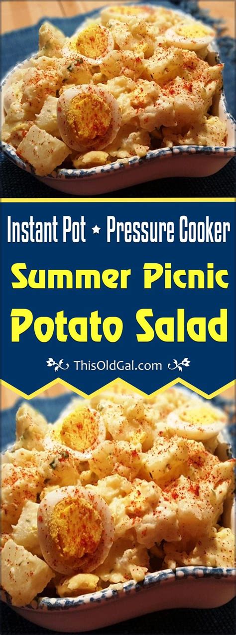 Pressure Cooker Summer Picnic Potato Salad Power Cooker Recipes