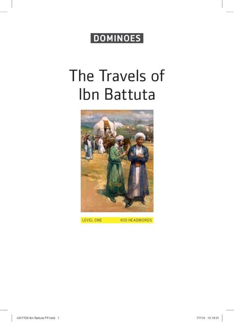 Pdf The Travels Of Ibn Battutaand The Great Fire Of London Sinbad