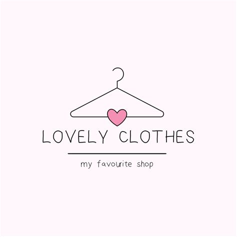My Favourite Shop Lovely Clothes Logo Business Logo Design Clothing