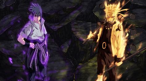 Download Sasuke Vs Naruto Final Battle Wallpaper
