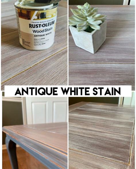 Stain Over Paint For Antique Look
