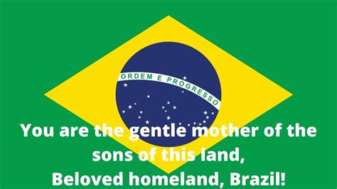 Brazil National Anthem Hino Nacional Brasileiro Brazilian Anthem