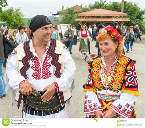Artists In National Costumes In Nestinarski Games In The Village Of ...