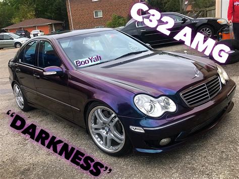 Welcomed My W203 To The Darkside Just Wrapped My C32 Amg From