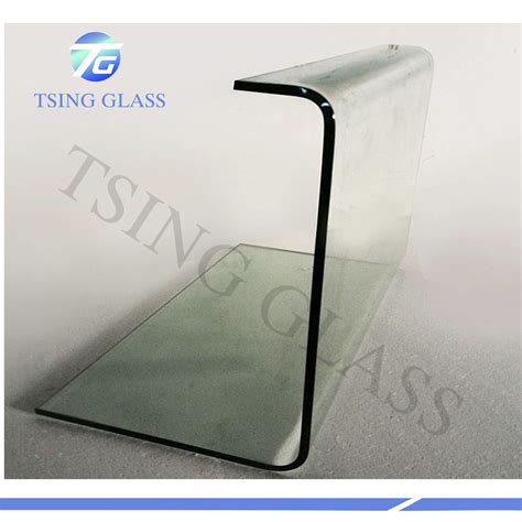 Clear Tinted 6mm Hot Bending Glass Curved Tempered Glass For Building Furniture Stair