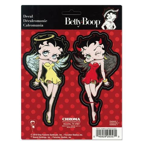 Betty Boop Devil Angel Stick Onz Decal