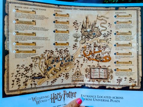 Harry Potter World Map Universal Studios Map Harry Po Vrogue Co